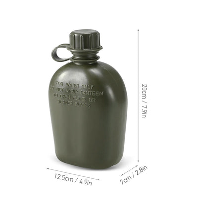 1L Outdoor Military Canteen W/ Cover