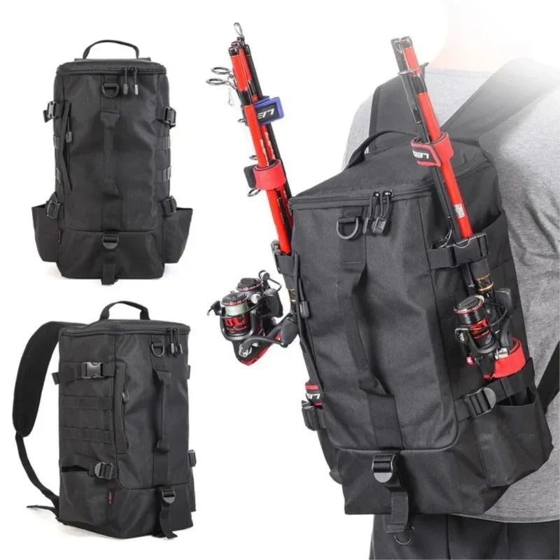 SXHWC Outdoor Fishing Tackle Backpack 17.4l Large Capacity