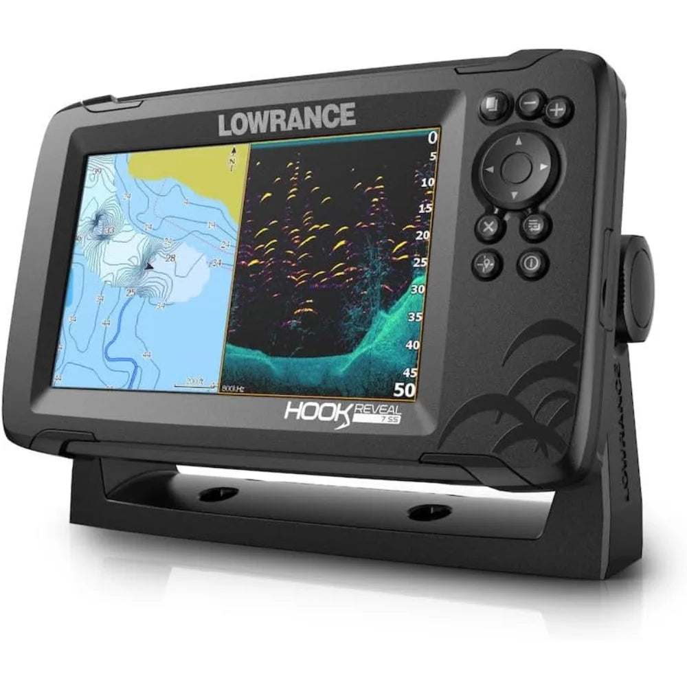 HOOK Reveal 5" Livescope 7" and 9" Fish Finders With Transducers Freight Free Sonar Fish Finder for Fishing With Boat Fishfinder