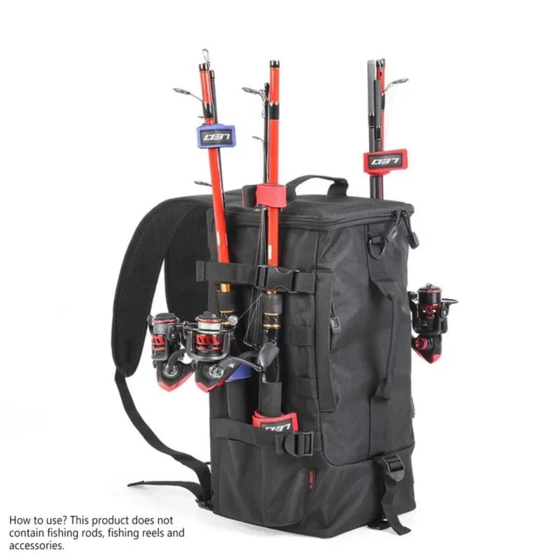 SXHWC Outdoor Fishing Tackle Backpack 17.4l Large Capacity